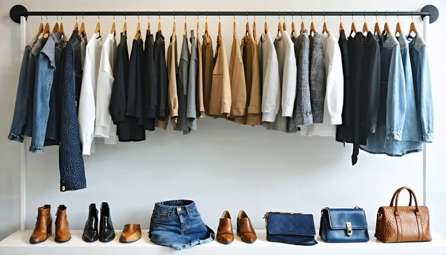 Mix-and-match clothing essentials for a versatile capsule wardrobe