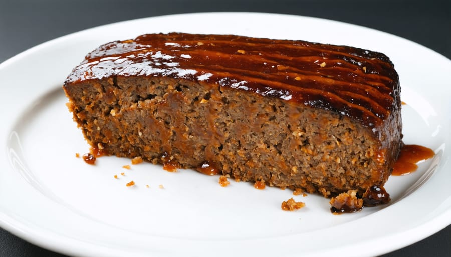 Homestyle meatloaf with brown sugar glaze