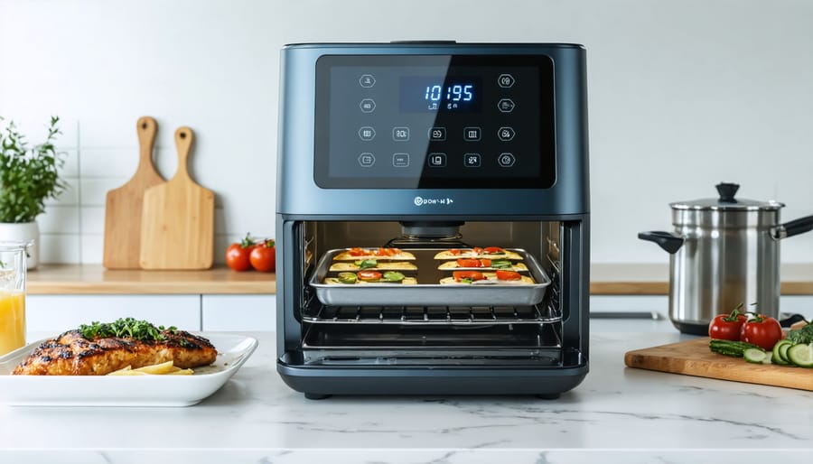 Modern smart cooking machine with advanced features and sleek design