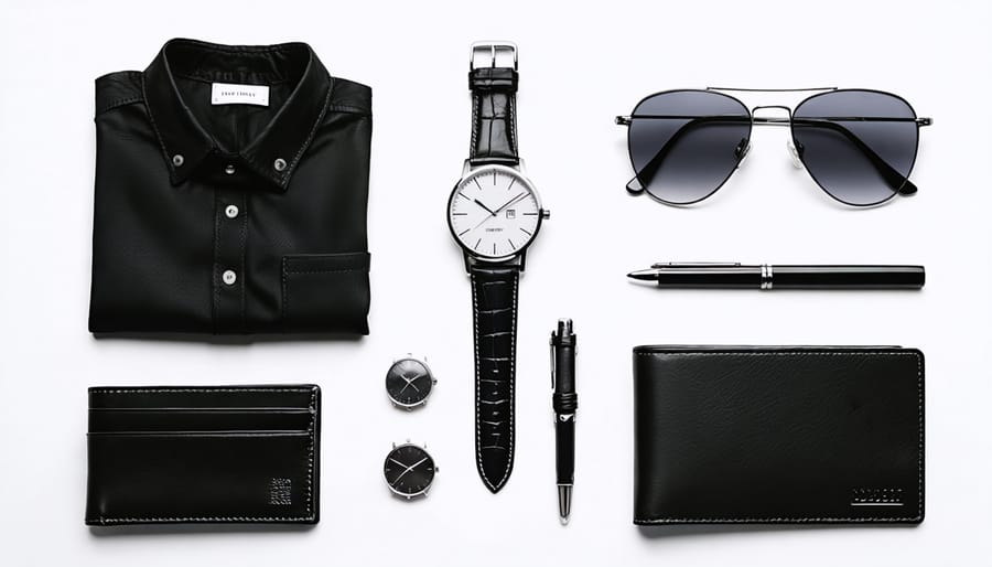 Curated collection of trending men's accessories in minimal style