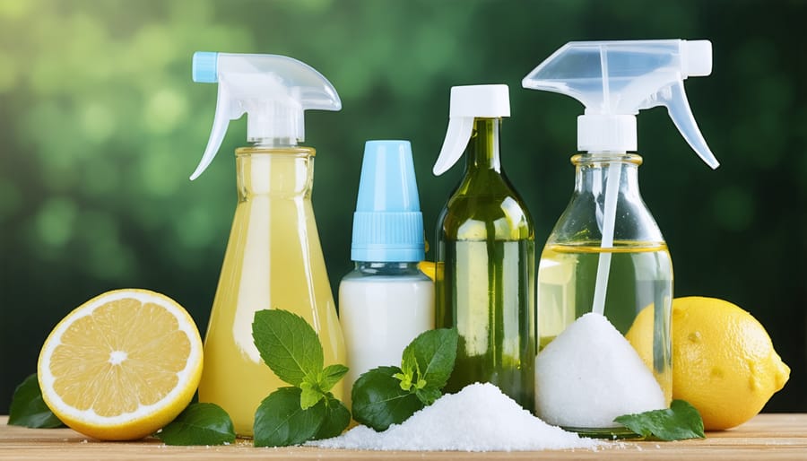 Natural cleaning supplies and ingredients for homemade cleaning solutions