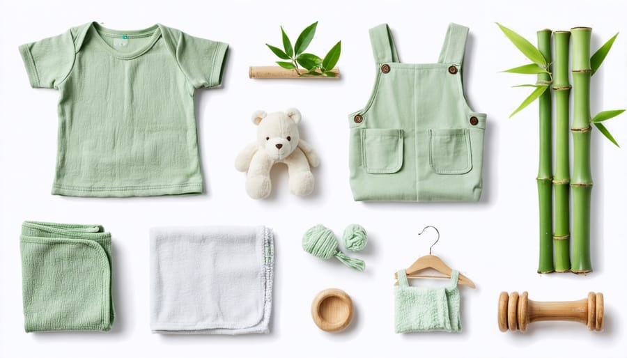 Sustainable baby essentials made from bamboo and organic cotton materials