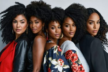 Diverse group of stylish women over 40 wearing fashionable plus-size outfits, showcasing confidence and individuality in various settings and fashion aesthetics.