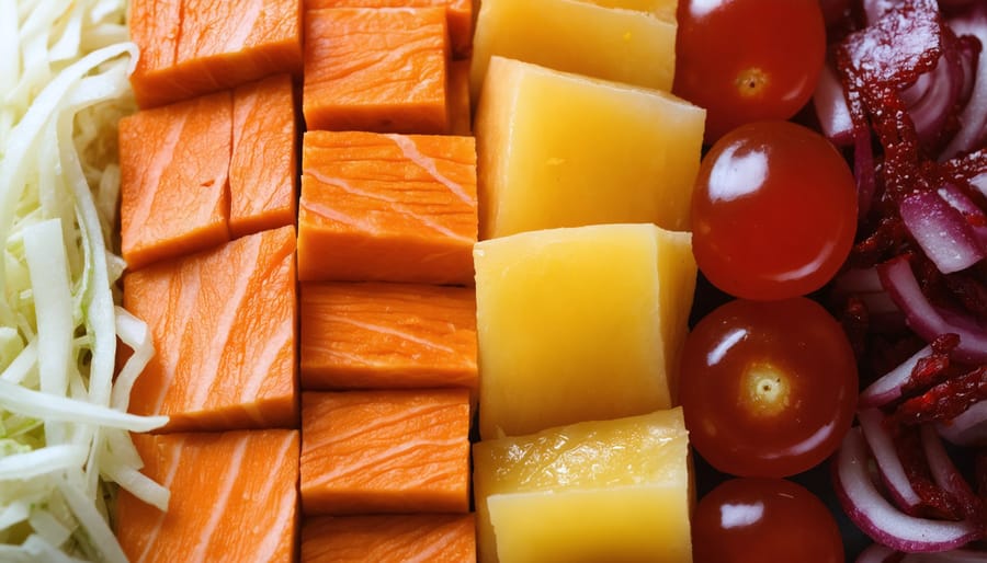 Diverse collection of traditional fermented foods from around the world