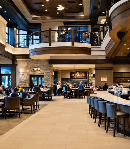 A visual representation of Darden Restaurants' diverse brand offerings, highlighting Olive Garden, The Capital Grille, and LongHorn Steakhouse, combined with abstract financial elements to communicate investment opportunities.