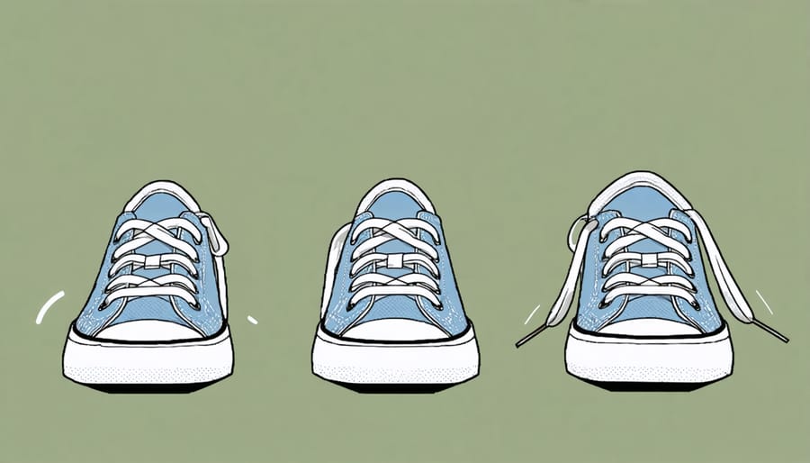 Visual guide showing proper cleaning techniques for eco-friendly footwear
