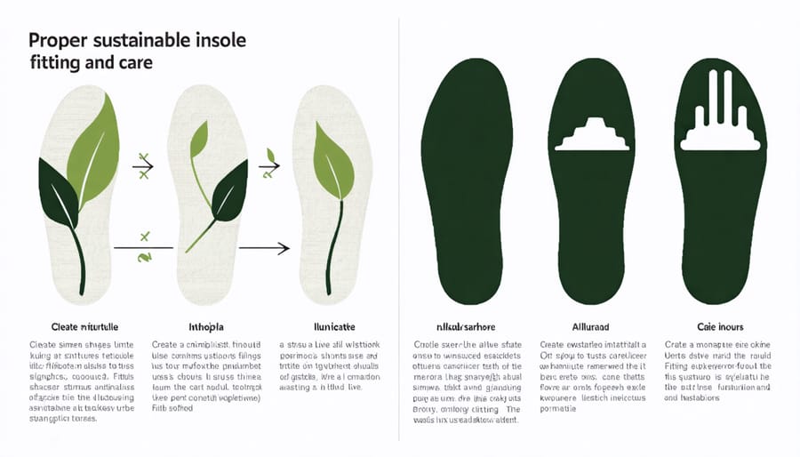 Step-by-step guide for measuring feet and maintaining eco-friendly insoles