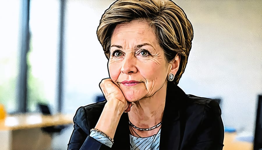 Professor Ellen Langer, pioneer of mindfulness research, in professional attire